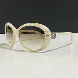 美品◆GUCCI グッチ サングラス GG2988/S SVDS8 58□15 110 ホワイト white マーブル GG金具 インターロッキング メンズ レディース