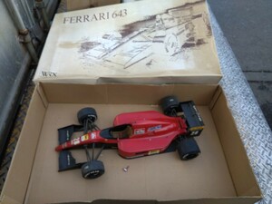 完成品　プラモデル フェラーリ　FERRARI643 1/8scale ROSSO　現状品　80001