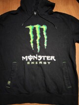 モンスターエナジー　MONSTER ENERGY フーディー　スウェットパーカー　モーターサイクル　スケボー　Xゲーム　Lサイズ 黒_画像2