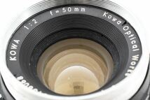 Kowa コーワ kowaflex model E レンジファインダーカメラ Kowa Optical Works 1:2 f=50mm_画像9