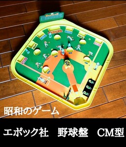  昭和のゲーム／エポック社 野球盤 CM型 野球盤