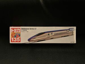 ロングトミカ　 新車シール　 No.135 E7系新幹線　かがやき　 絶版　未使用　未開封