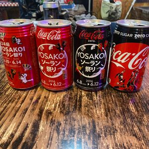 コカコーラ空き缶　YOSAKOI