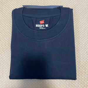 ヘインズ ビーフィー 半袖Tシャツ　ネイビー　Mサイズ