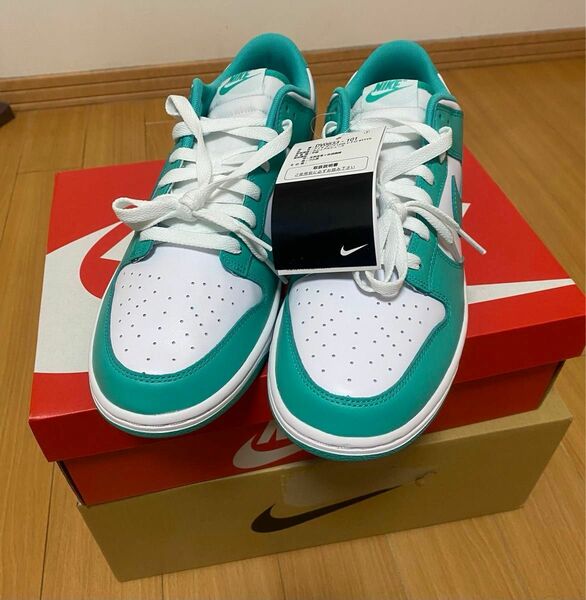 【新品 箱/タグ付き】NIKE dunk low retro bttys 28.5 クリアジェイド