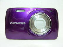 【動作確認済ジャンク】OLYMPUS オリンパス VH-210 パープル デジタルカメラ_画像1