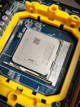 GIGABYTE M-ATXマザーボード GA-MA785GM-US2H ＋ PhenomⅡX4 955 95W 中古 BIOS起動確認済_画像2