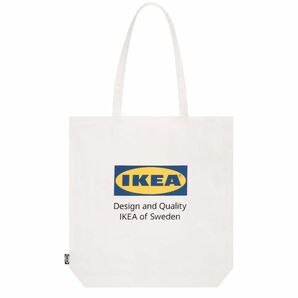 【未使用】IKEAトートバッグ　エフテルトレーダ　ホワイト