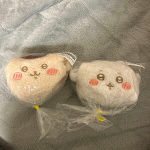 ちいかわ　ふわふわミニキャラメルポーチ　ちいかわ&くりまんじゅう　未使用！