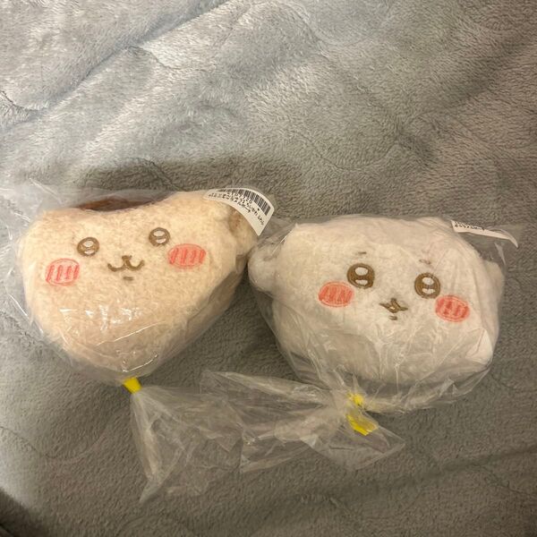ちいかわ ふわふわミニキャラメルポーチ ちいかわ&くりまんじゅう 未使用!