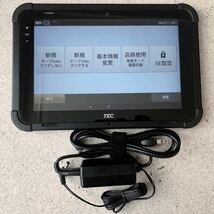 美品 動作品 TEC 東芝テック TBL-300-01-S 業務用 タブレット 端末 TBL-300 電源コード セット まとめ 良品 売り切り 1_画像1