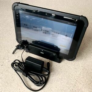 美品 動作品 TEC 東芝テック TBL-300-01-S 業務用 タブレット 端末 TBL-300 クレードール TBLJD-300 専用充電器 セット まとめ 良品 売切7