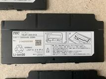 1円 美品 送料無料 TEC 東芝テック TBL-300-01-S 用 バッテリー TBL-300 用 バッテリー TBLBT-300-01-S まとめ セット 良品 売切_画像7