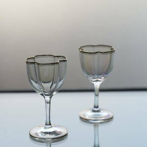 ロブマイヤー Lobmeyr Quatrefoil Liqueur Sherry Glass 一客/ 19-20th.C・Austria / 古道具 アンティーク 硝子 ワイン グラス クリスタル