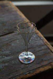 ロブマイヤー Lobmeyr Quatrefoil Liqueur Glass 一客/ 19-20th.C・Austria / 古道具 アンティーク 硝子 ワイン グラス クリスタル