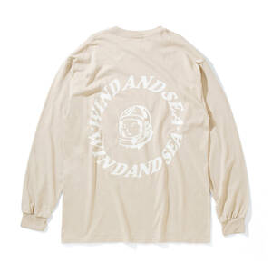 未使用品 Billionaire Boys Club × WIND AND SEA L/S Tee Sand ビリオネアボーイズクラブ ウィンダンシー tシャツ ロンt サンド サイズL