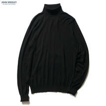 極美品 uniform experiment UE-202108 JOHN SMEDLEY COTTON TURTLE NECK KNIT ユニフォームエクスペリメント ジョンスメドレー ニット 2_画像1