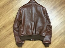 未使用品 THE FEW ザフュー Monarch Mfg. CO. 実名復刻 A-2 フライトジャケット ホースハイド 馬革 ニュージーランド製 サイズ38_画像2