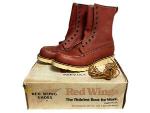  unused goods feather tag 8.5D RED WING Red Wing 8877 IRISH SETTER Irish setter orola set dead stock 