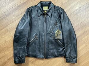 未使用品 THE REAL McCOY'S リアルマッコイズ 40'S SPORT JACKET HOWARD MJ15152 ホースハイド スポーツジャケット 馬革 36