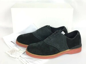 未使用品 17年 F.I.L.TOKYO購入 visvim PATRICIAN-FOLK BLK パトリシアン フォルク スウェード ブラック M9.5 V10007104-01 デッドストック