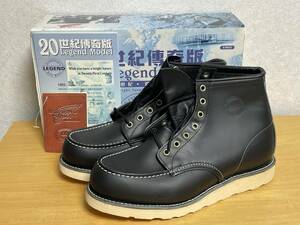 未使用品 LEGEND レジェンド 99年製 四角犬タグ RED WING レッドウイング 8179 IRISH SETTER アイリッシュセッター ブラッククローム 9EE