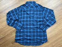 未使用品 児島ジーンズ KOJIMA GENES オンブレ チェックシャツコットンネルシャツ KG-1131 サイズXL_画像2
