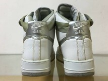 未使用品 '02 NIKE 302347 102 AIR FORCE 1 HI L/M エアフォース スニーカー ホワイト/メタリックシルバー 20th US8.5 26.5cm デッド_画像6