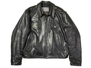  ultimate beautiful goods size 42 AERO LEATHER aero leather PATROLMAN'S Patrol man leather jacket Horse Hyde horse leather 