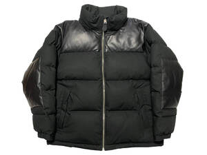 M CHALLENGER CLG-JK 020-009 20aw MILITARY DOWN JACKET チャレンジャー ミリタリー ダウンジャケット レザー/コットンリップストップ