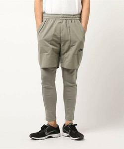 未使用品 NIKE TECH FLEECE SSNL 2IN1 PANTS 886161-004 ナイキ テックフリース シーズナル 2イン1 パンツ レイヤード サイズM