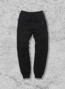 未使用品 CUNE キューン CUNE MILD Herringbon Sweat Pants キューンマイルドヘリンボーンスウェットパンツ 黒 ブラック サイズ1 CM08IE11