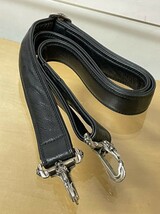 CHROME HEARTS クロムハーツ 2WAY ブリーフケース バッグ トート ベビーレザー ストラップ付き_画像9