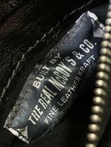 極美品 サイズ38 THE REAL McCOY'S リアルマッコイズ BUCO J-100 ブコ ホースハイド 馬革 シングルライダースジャケット_画像5