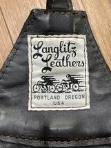 極美品 Langlitz Leathers ラングリッツレザー Padded Outside Pocket One Shoulder Bag パデッド ワンショルダーバッグ キルティング_画像4