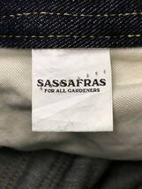 未使用下げ札付き SASSAFRAS ササフラス SF-13815 FALL LEAF PANTS 13.5OZ DEMIM INDIGO フォールリーフパンツ インディゴ サイズS_画像8