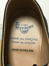 未使用品 Dr.Martens × COMME des GARCONS ドクターマーチン コムデギャルソン 3ホール ブーツ UK6 LIVE FREE WITH STRONG WILL 超希少_画像8