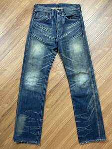 美品 LEVI'S VINTAGE CLOTHING LVC リーバイスビンテージクロージング 47501 501XX デニム ジーンズ スライディングフィニッシュ W32