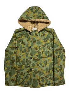 未使用品 Lサイズ BEAMS 別注 orslow オアスロウ CAMOUFLAGE BOA JACKET カモフラージュ ボア ジャケット フリース 迷彩 ビームス