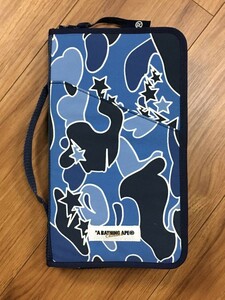 極美品 A BATHING APE アベイシングエイプ sta camo スターカモ ユーティリティ ポーチ ハンドバッグ