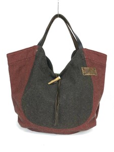 未使用品 Anachronorm アナクロノーム T.K GARMENT SUPPLY Pigment Coated PEACOCK BAG ピグメントコーテッドピーコックバッグ 縮絨 ワイン