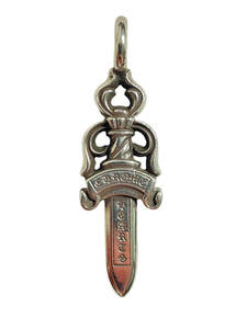 CHROME HEARTS クロムハーツ DOUBLE DAGGER PENDANT ダブルダガー ネックレス ペンダント トップ チャーム インボイス原本付属