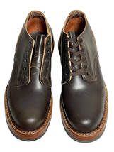 未使用品 7E BROWN WHITE'S BOOTS ホワイツ 300HCOX SDBNCV OXFORD CORDOVAN オックスフォード コードバン ダークブラウン 焦茶_画像4