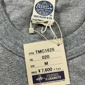 未使用品 TOYS McCOY トイズマッコイ McHILL U.S.NAVY RIVER RAIDER TMC1626 Tシャツ グレー サイズMの画像4