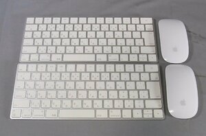 B38332 O-02047 Apple Magic Keyboard A1644 / Magic Mouse2 A1657 各2個セット ジャンク
