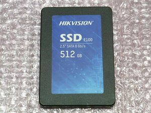 B38283 O-01382 HIKVISION HS-SSD-E100 2.5インチ SSD 512GB 判定正常