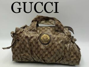 GUCCI グッチ　ハンドバッグ　トート　GGスプリーム　ブランド　オシャレ