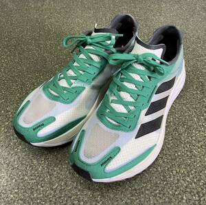 adidas アディダス アディゼロ ボストン 11 M ランニング 25cm Adizero Boston 11 M メンズ 白 ホワイト HQ3694 us7 厚底 サブ4 ランシュー