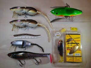 SPRO, ima, Rapala, Optimum Baits, Tyrant Tackle ルアーセット 13個