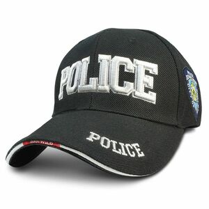 NYPD ニューヨーク市警察 POLICE キャップ 帽子３D刺繍 立体文字 POLICE 装備 メンズキャップ